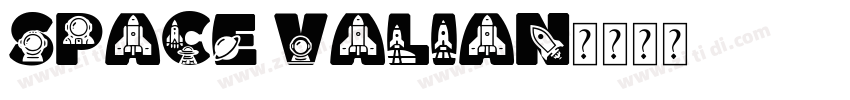 space valian字体转换
